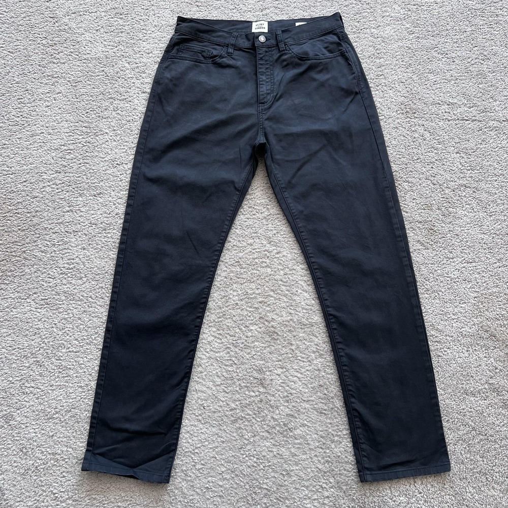Flint And Tinder Pants Mens 30x30 Gray Slim Tapered Chino Stretch Casual